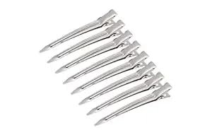 OMEY Professional Hair Clip(Pack of 12, Silver)