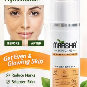 Maasha Skin Care De Pigmentation Serum – For Even Tone Skin