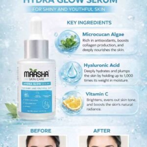 Maasha Skin Care Hydra Glow Serum – For Shiny & Youthful Skin