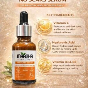Maasha Skin Care No Scars Serum – For Healthy & Spotless Skin