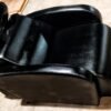 Barberpub Shampoo Barber Classic Chair Ceramic Shampoo Bowl Sink Chair Station For Spa Beauty