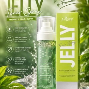 JUST GOLD JELLY TONER SPRAY WITH ECTION & GLACIER PROTIEN 100ML
