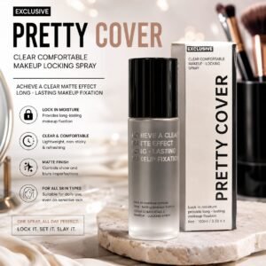PRETTY COVER CLEAR COMFORTABLE MAKEUP - LOCKING SPRAY